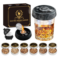 Electric Whiskey Smoker Kit – Cocktail Smoker for Drinks